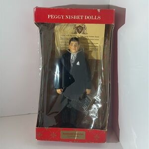 Ronald Regan Peggy Nisbet Doll #419 with signed card